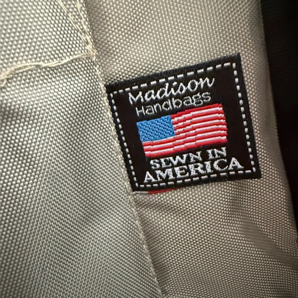 Madison Handbags Floral Backpack‎ Red Trim Tapestry Print